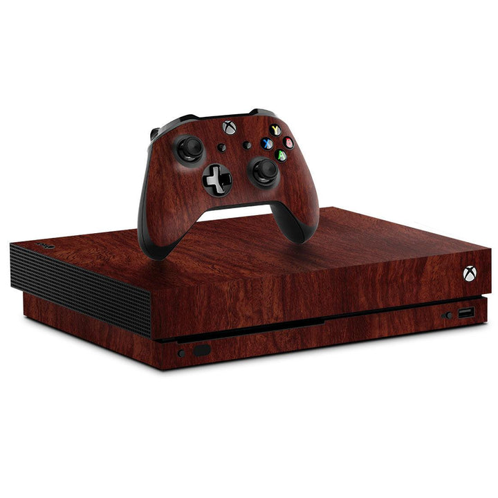 Xbox One X Wood Series Skins - Slickwraps