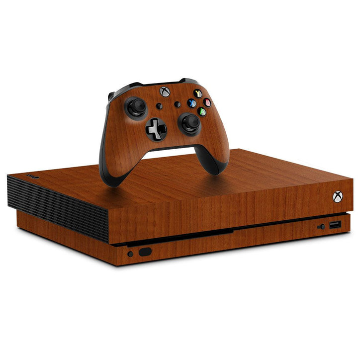 Xbox One X Wood Series Skins - Slickwraps