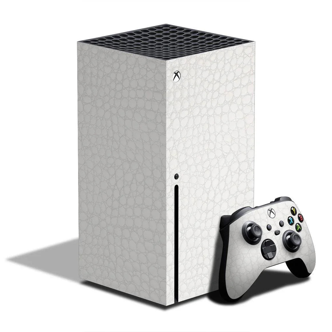 Xbox Series X Leather Series Skins - Slickwraps
