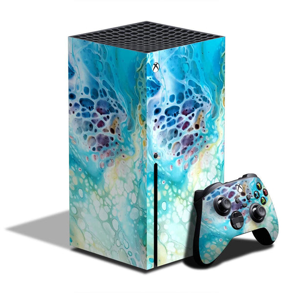 Wrap Skin Decal For XBOX SERIES X CONSOLE - Designer Fashion Luxury French L  V